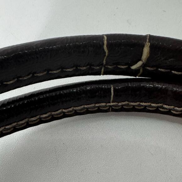 Y2K COACH Signature Stripe Studded Tote Handbag Monogram No G1220-F20014 READ - Picture 5 of 12